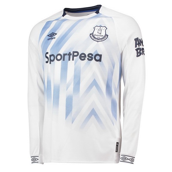 Everton Trikot Ausweich ML 2018-19 Blanco Fussballtrikots Günstig